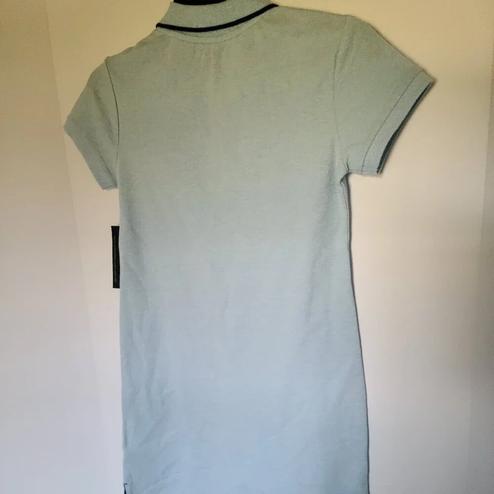 U.S. POLO ASSN. GIRL'S LT. BLUE SHIFT DRESS WITH LOGO SIZE 8 (M) - Picture 5 of 6